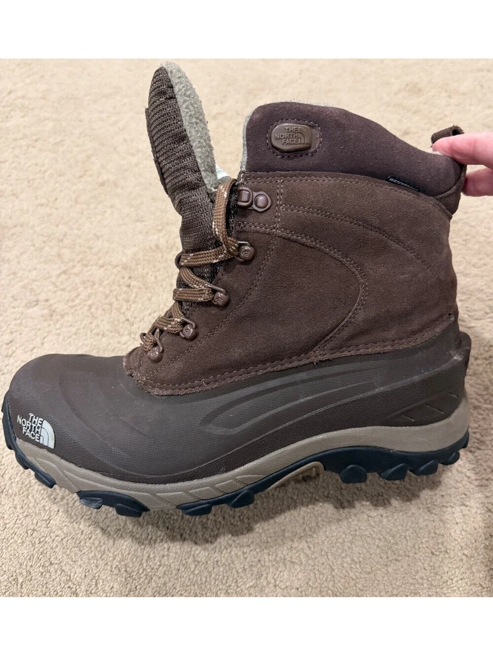 The North Face Chilkat 3 Heat Seeker 200gr Waterproof Winter Boot Mens Size 8.5